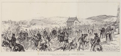 The Trouble in the Transvaal, the Boers bringing their Prisoners into Pretoria by Melton Prior
